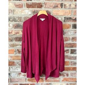 Athleta Pink Pranayama Wrap Cardigan Sweater Sweatshirt Top, S